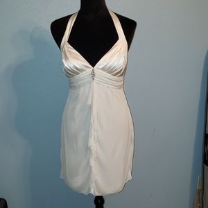 White cocktail dress